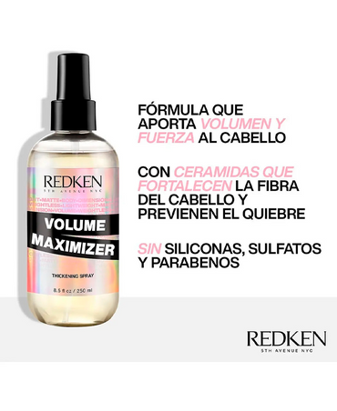REDKEN VOLUME MAXIMIZER SPRAY 250 ML. - El Palacio De La Belleza