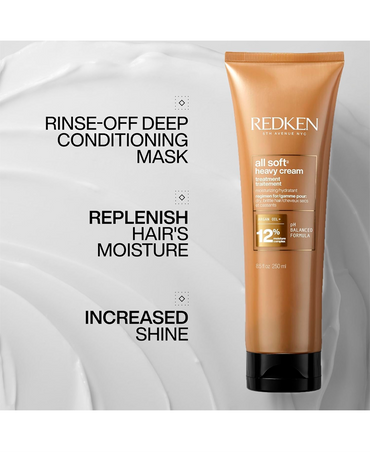 REDKEN ALL SOFT MEGA HEAVY CREAM MASK 250 ML.
