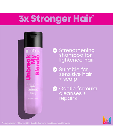 MATRIX UNBREAK MY BLONDE SHAMPOO 300 ML.