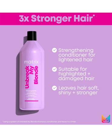 MATRIX UNBREAK MY BLONDE SHAMPOO LITRO - El Palacio De La Belleza