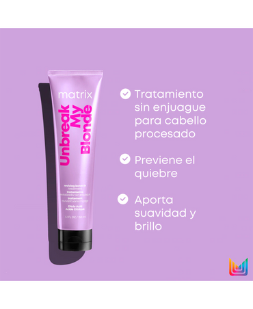 MATRIX UNBREAK MY BLONDE LEAVE IN CREAM 150 ML. - El Palacio De La Belleza