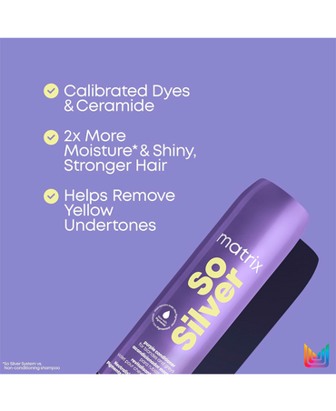 MATRIX TOTAL RESULTS SO SILVER ACONDICIONADOR NUEVO PIGMENTADO 300 ML.