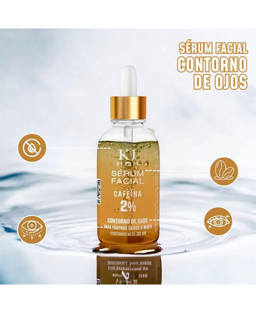 KJ SERUM FACIAL CAFEINA CONTORNO OJOS 30 ML.
