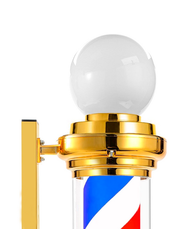 HAIR STAR CARAMELO CON DORADO CON BOMBILLA 68 CMS. AA-06