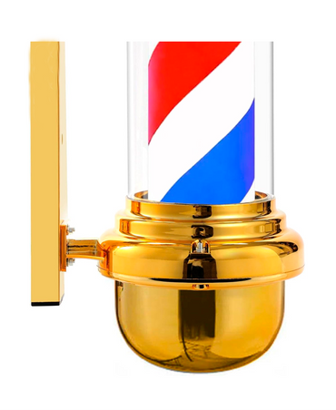 HAIR STAR CARAMELO CON DORADO CON BOMBILLA 68 CMS. AA-06