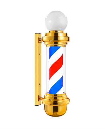 HAIR STAR CARAMELO CON DORADO CON BOMBILLA 68 CMS. AA-06