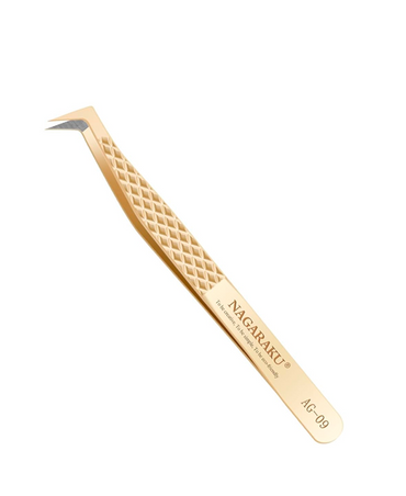 NAGARAKU TWEEZERS PINZA DORADA PARA PASTAÑAS AG-09