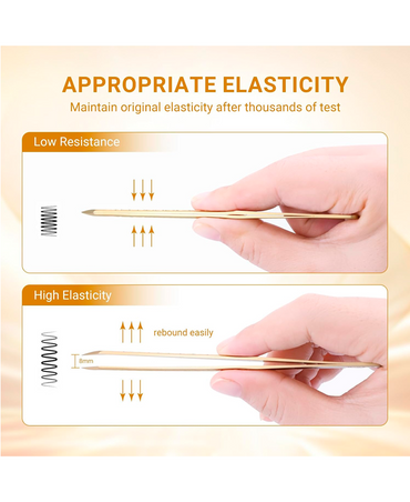 NAGARAKU TWEEZERS PINZA DORADA PARA PASTAÑAS AG-09