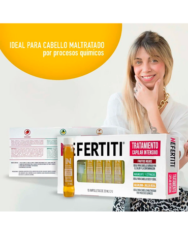 NEFERTITI AMPOLLETAS ALCALINA-JALEA REAL C/10 PZAS.