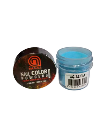 NA POLVO DE COLOR #4 ALICIA/AZUL CIELO 1/4 OZ