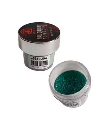NA POLVO DE COLOR #49 ARIANA/GLITTER AQUA 1/4 OZ