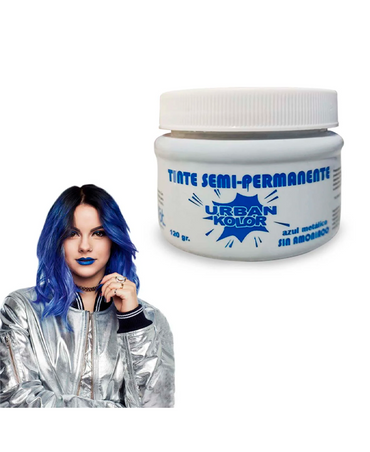 KOLOR SHOT MASCARILLA URBAN AZUL METALICO 120 GRS.