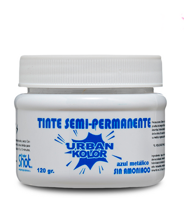KOLOR SHOT MASCARILLA URBAN AZUL METALICO 120 GRS.