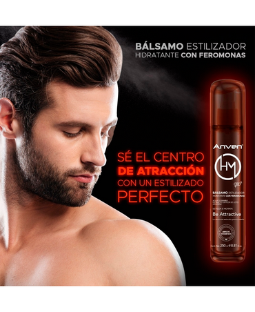 ANVEN BALSAMO ESTILIZADOR HIDRATANTE CON FEROMONAS 250 ML.