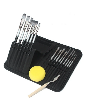BELLET CARTERA DE PINCELES SINTETICOS PARA MAQUILLAJE ARTISTICO