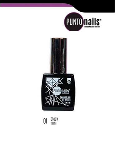 PUNTO NAILS SPIDER GEL 01 BLACK