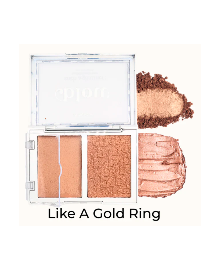 RUBY ROSE BLOW SUCH A GLIMMER ILUMINADOR DUO HB-M705 LIKE A GOLD RING