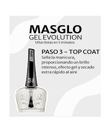 MASGLO GEL EVOLUTION 13.5 ML. BRILLO
