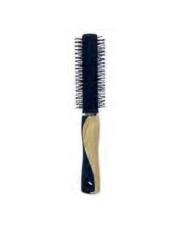 TANYS CEPILLO REDONDO PUNTA CERILLO MANGO IMITACION MADERA BR122K