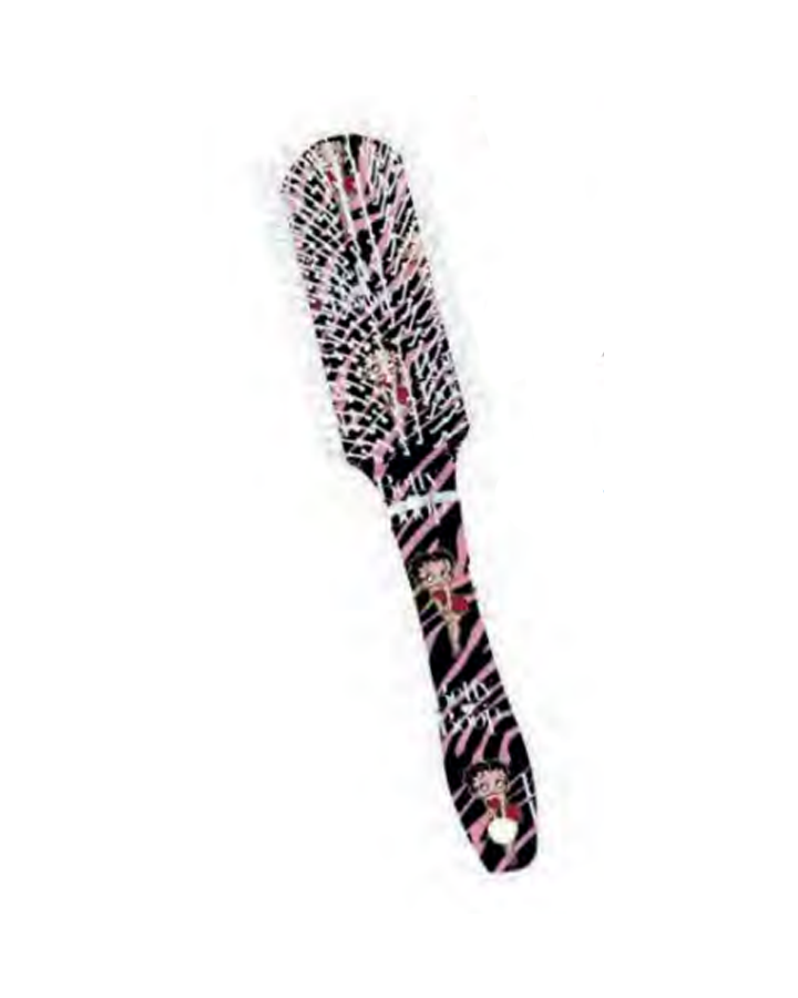 TANYS CEPILLO BR241D PLANO BETTY BOOP CEBRA ROSA