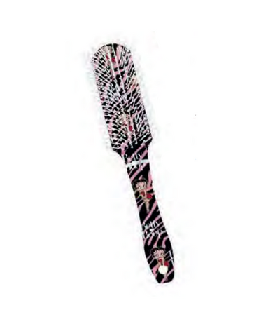 TANYS CEPILLO BR241D PLANO BETTY BOOP CEBRA ROSA