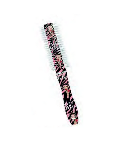 TANYS CEPILLO BR251D REDONDO BETTY BOOP CEBRA ROSA