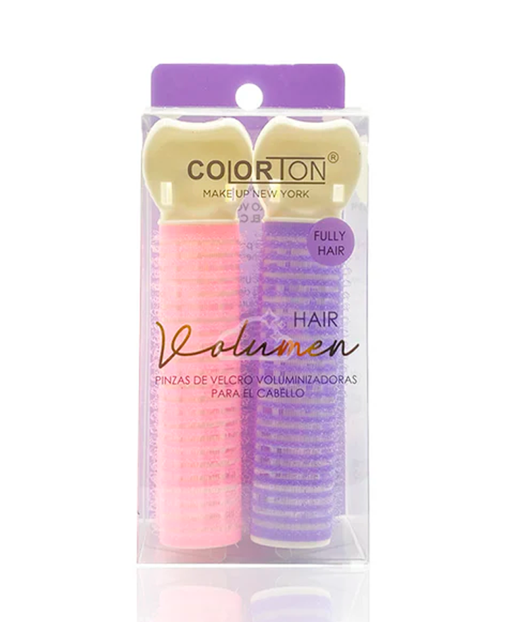COLORTON PINZAS DE VELDRO VOLUMINIZADORAS PARA EL CABELLO 2 PZAS. CE250