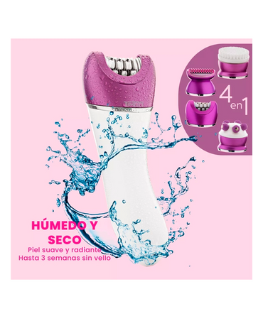 TIMCO COMBO DEPILADORA FACIAL DW-605 + TINA PARA PEDICURE COMDW605