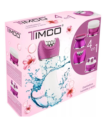 TIMCO COMBO DEPILADORA FACIAL DW-605 + TINA PARA PEDICURE COMDW605