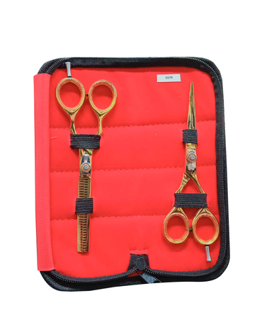 GERMANY KIT TIJERAS 2 PIEZAS GOLD D-210