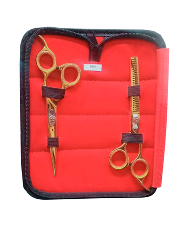 GERMANY KIT TIJERAS 2 PIEZAS GOLD D-215