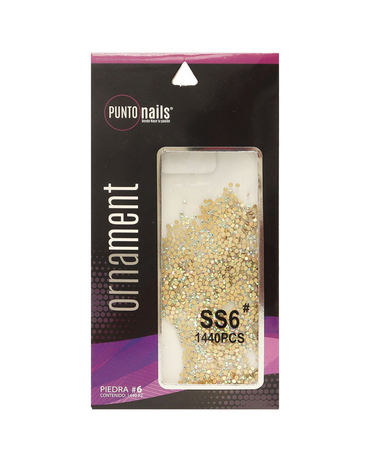 PUNTO NAILS PIEDRA DECORACION #06 1440 PZAS.