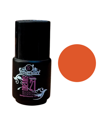 STUDIO NAILS DREAMS IN COLORS 21 DIAS #13 NARANJA NACARADO