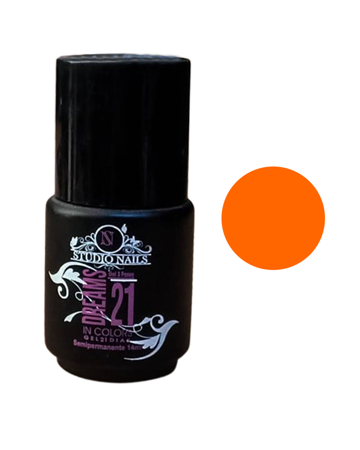 STUDIO NAILS DREAMS IN COLORS 21 DIAS #17 NARANJA