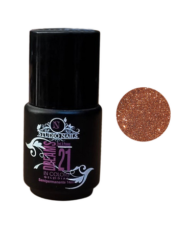 STUDIO NAILS DREAMS IN COLORS 21 DIAS #5 GLITTER COBRE