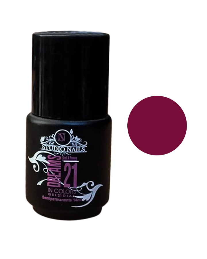 STUDIO NAILS DREAMS IN COLORS 21 DIAS #6 VINO
