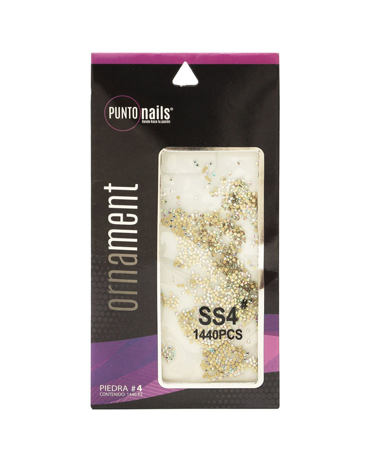 PUNTO NAILS PIEDRA DECORACION #04 1440 PZAS.