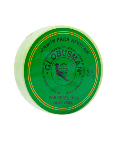 GLOBUSMAN ALOE VERA JABON PARA AFEITAR 70 GRS. FL03-03