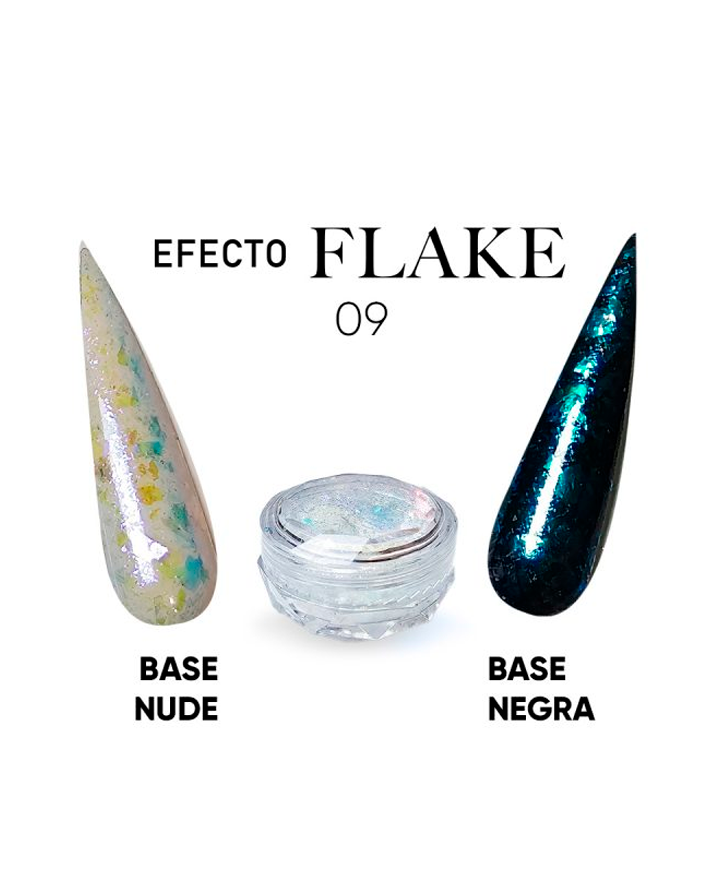 STUDIO NAILS EFECTO GLOW FLAKE 09