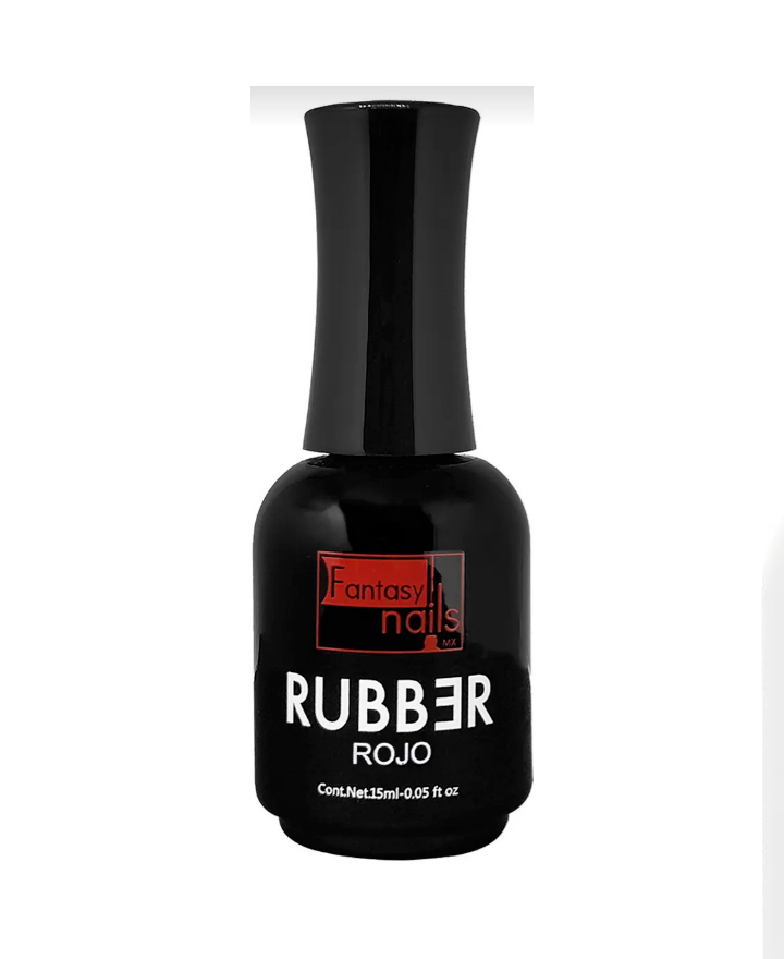 FANTASY NAILS GEL NIVELADOR RUBBER ROJO 15 ML.