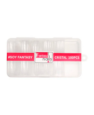 FANTASY NAILS TIPS C/100 PZAS. CRISTAL