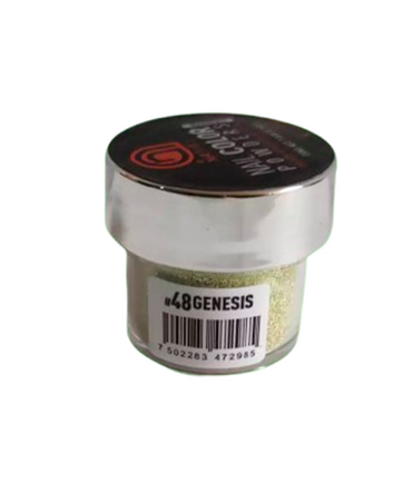 NA POLVO DE COLOR #48 GENESIS/GLITTER AMARILLO 1/4 OZ