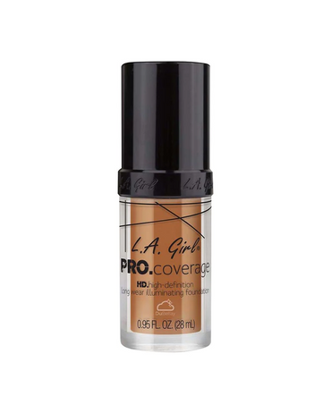 L.A. GIRL PRO COVERAGE MAQUILLLAJE LIQUIDO WARM CARAMEL GLM652