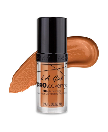 L.A. GIRL PRO COVERAGE MAQUILLLAJE LIQUIDO WARM CARAMEL GLM652