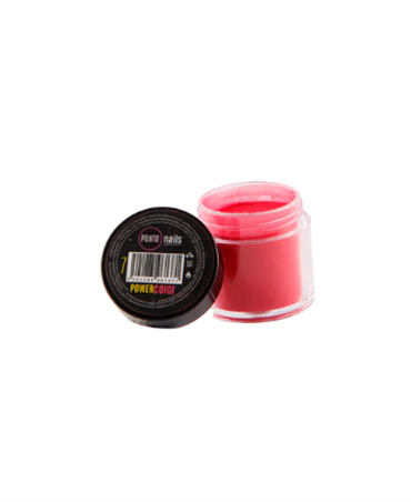PUNTO NAILS POWER COLOR ACRILICO DE COLOR GROSELLA 7 GRS.#7