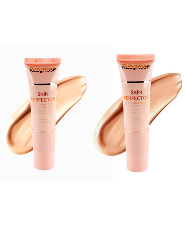 RUBY ROSE SKIN PERFECTOR FOUNDATION HB-8500 BLISTER 24 PZS. 4 TONOS