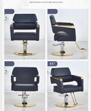 HAIR STAR SILLON HIDRAULICO PIESERA DESCANSABRAZOS METAL NEGRO HB-A213