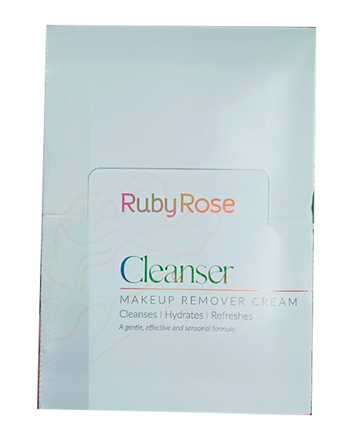 RUBY ROSE CLEANSER MAKEUP REMOVER CREAM HB-R201 BLISTER 12 PZAS.