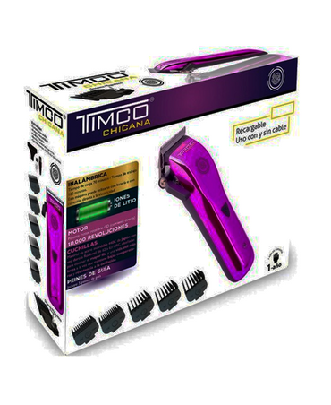 TIMCO MAQUINA CLIPPER CHICANA MORADA HC80M