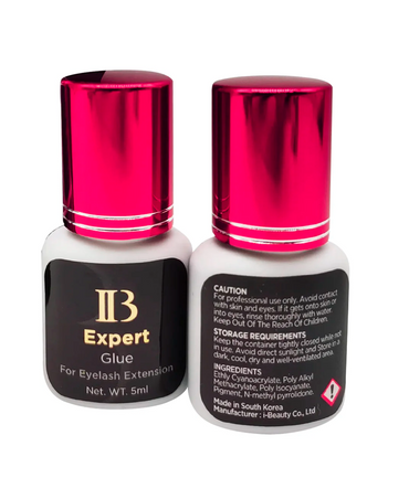 IB EXPERT GLUE / PEGAMENTO PESTAÑAS TAPA METALICA ROJA  5 ML. 1-2 SEGUNDO